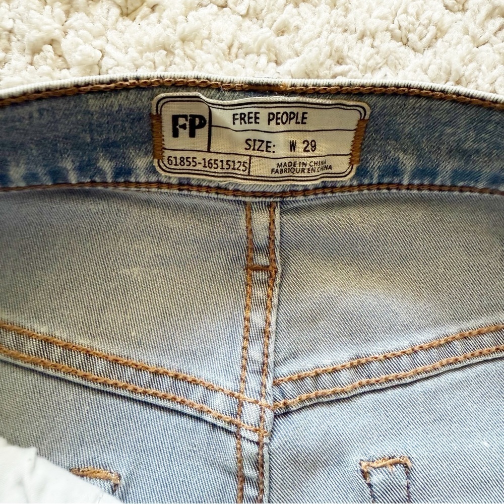 💋Free People Light Blue Women's Jeans - Picture 7 of 7
